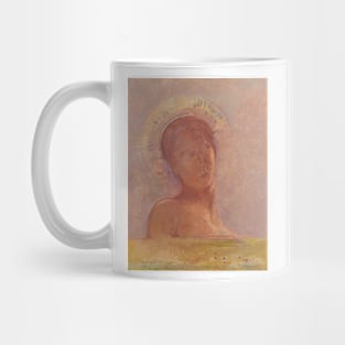 Closed Eyes by Odilon Redon Mug